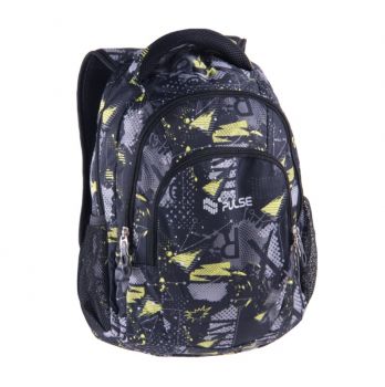 Pulse Раница Teens Fury - черно-зелена