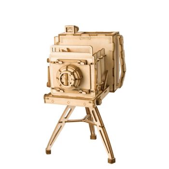 Дървен 3D Пъзел Vintage Camera Robotime - 6946785163308 - Онлайн книжарница Ciela | Ciela.com