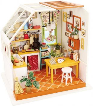 Направи си сам - Къща за кукли миникухня - Jason's Kitchen Robotime - 6946785164626 - Онлайн книжарница Ciela | Ciela.com