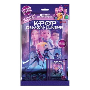Комплект с албум за стикери и постер, K-Pop, Demon Hunters - 8056126060321 - Онлайн книжарница Ciela | ciela.com