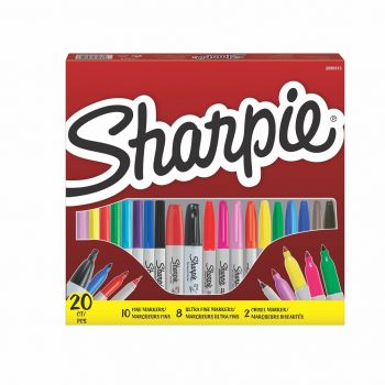 Комплект перманентни маркери Sharpie Big Pack Mix 20 бр. - 3026980798093 - Онлайн книжарница Ciela | Ciela.com
