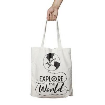 Simetro Books - Чанта за пазаруване - Explore the world