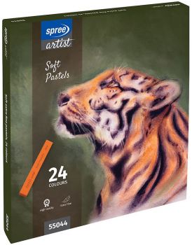 Сухи пастели Spree Artist Extra Fine - 24 цвята - 3800884550441 - Онлайн книжарница Ciela | ciela.com