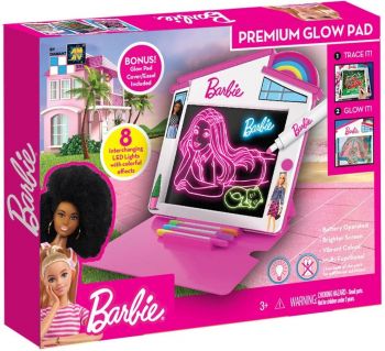 Светеща дъска за рисуване - Premium Glow Pad - Барби
