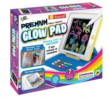 Светеща дъска за рисуване Premium Glow Pad - Комсед - 055350051059 - Онлайн книжарница Ciela | Ciela.com