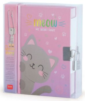 Таен дневник с ключ Legami - Extraordinary Stationery - Meow - Kitty - 8052694040215 - Онлайн книжарница Ciela | ciela.com