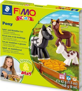 Комплект глина Staedtler Fimo Kids - 4 x 42g, Pet - 4007817806036 - Онлайн книжарница Ciela | ciela.com