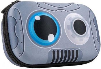 Ученически несесер Zipit - Zip & Pop Gray Robot - среден - Онлайн книжарница Ciela | ciela.com