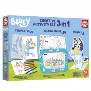 3 в 1 творчески комплект Educa - Bluey - 8412668198876 - Онлайн книжарница Ciela | ciela.com
