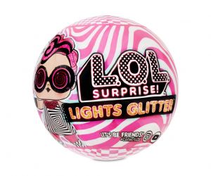 Топка с брокатена кукла изненада - L.O.L. Lights Glitter - 035051564836 - Комсед - Онлайн книжарница Ciela | ciela.com
