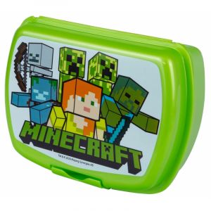 Кутия за сандвичи Minecraft със зелена основа - 5901137164847 - Онлайн книжарница Ciela | ciela.com