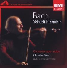 BACH - MENUHIN CONCERTOS POUR VIOLIN