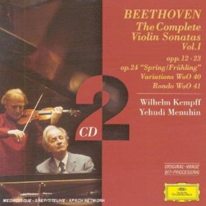 Beethoven - The Complete Violin Sonatas Vol.I Yehudi Menuhin - 2 CD