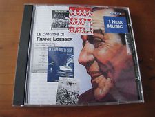 I HEAR MUSIC - LE CANZONI DI FRANK LOESSER - MJCD 1143