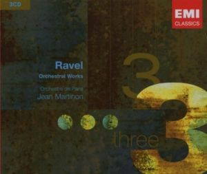 RAVEL - ORCHESTRAL WORKS 3CD JEAN MARTINON